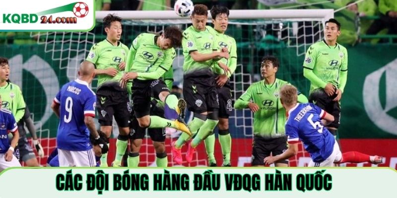 Những đội bóng hàng đầu VĐQG Hàn Quốc