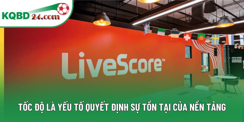 Tốc độ là yếu tố quyết định sự tồn tại của nền tảng